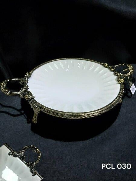Roy King Elegance Yuvarlak Sunum Tabak Antique 41 Cm Pcl030 