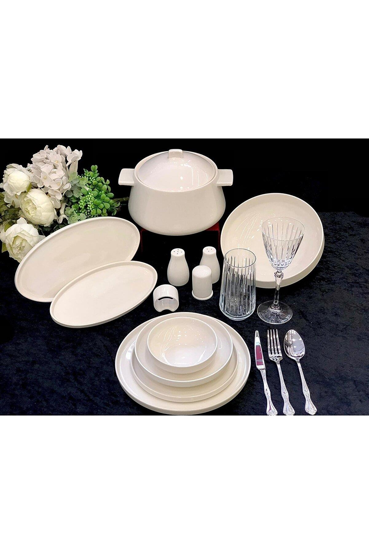 Roy King Pure Life 60 Parça Porselen Yemek Takımı DSN 037 