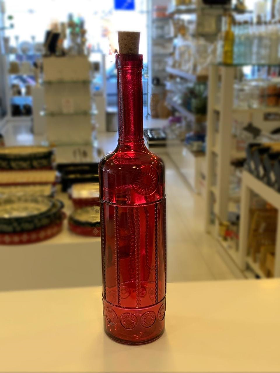 San Miguel Toscana Yağ Şişesi 700 Cc Kırmızı 