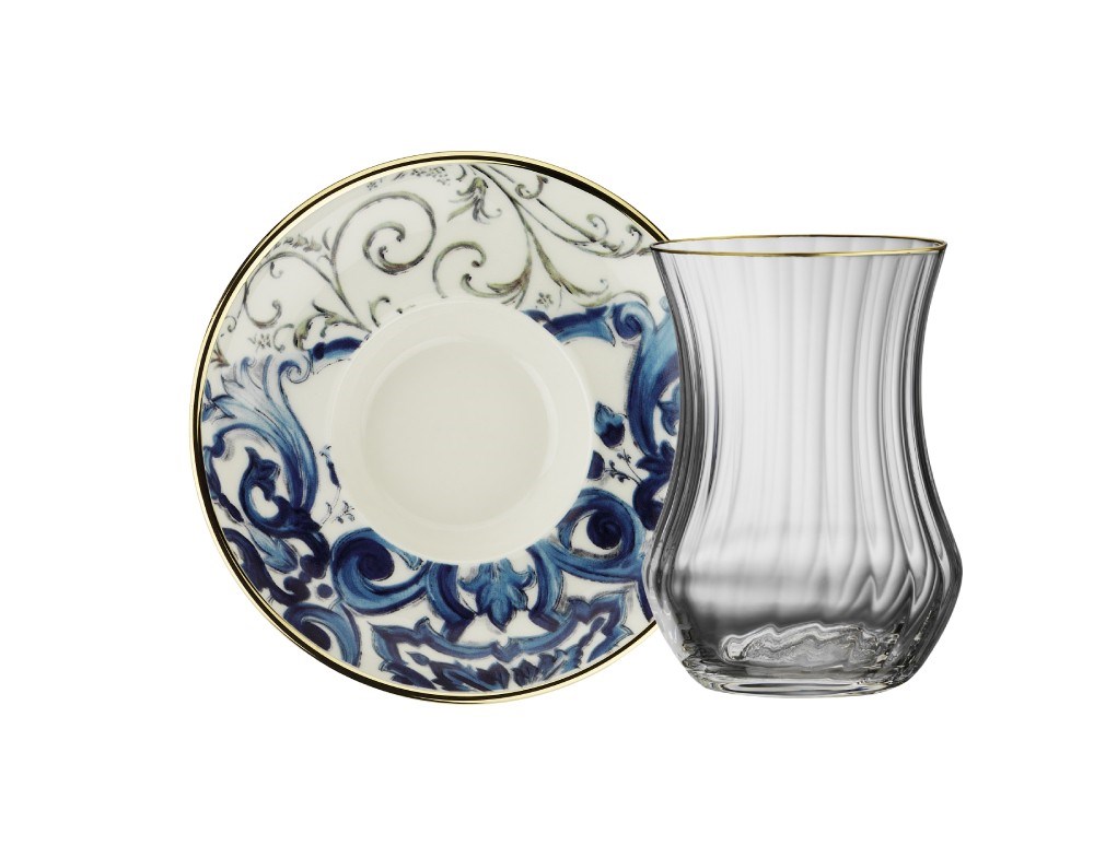Sandro Moreno 1898 Victoria Optik 12 Parça 6 Kişilik Çay Seti 110 Ml Ar263815 
