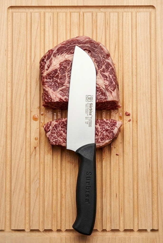 Santoku Aşçı Şef Bıçağı Orjinal Sürmene Kesim Bıçak Paslanmaz Çelik Profesyonel Günlük Sürbisa 61195 