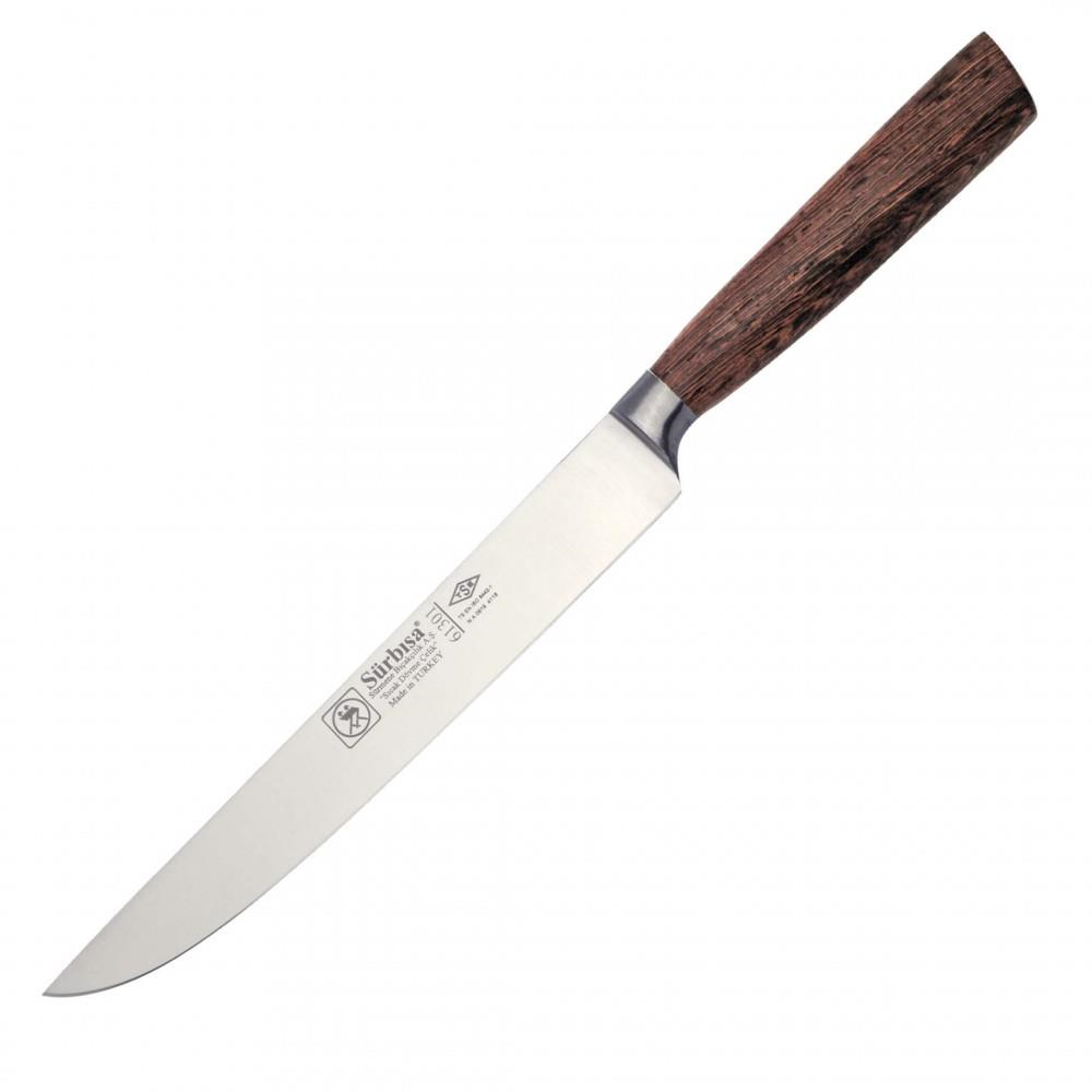 Sürbisa Sürmene 61301 Sıcak Dövme Mutfak Bıçağı Zeytin Saplı Ahşap 21 Cm 