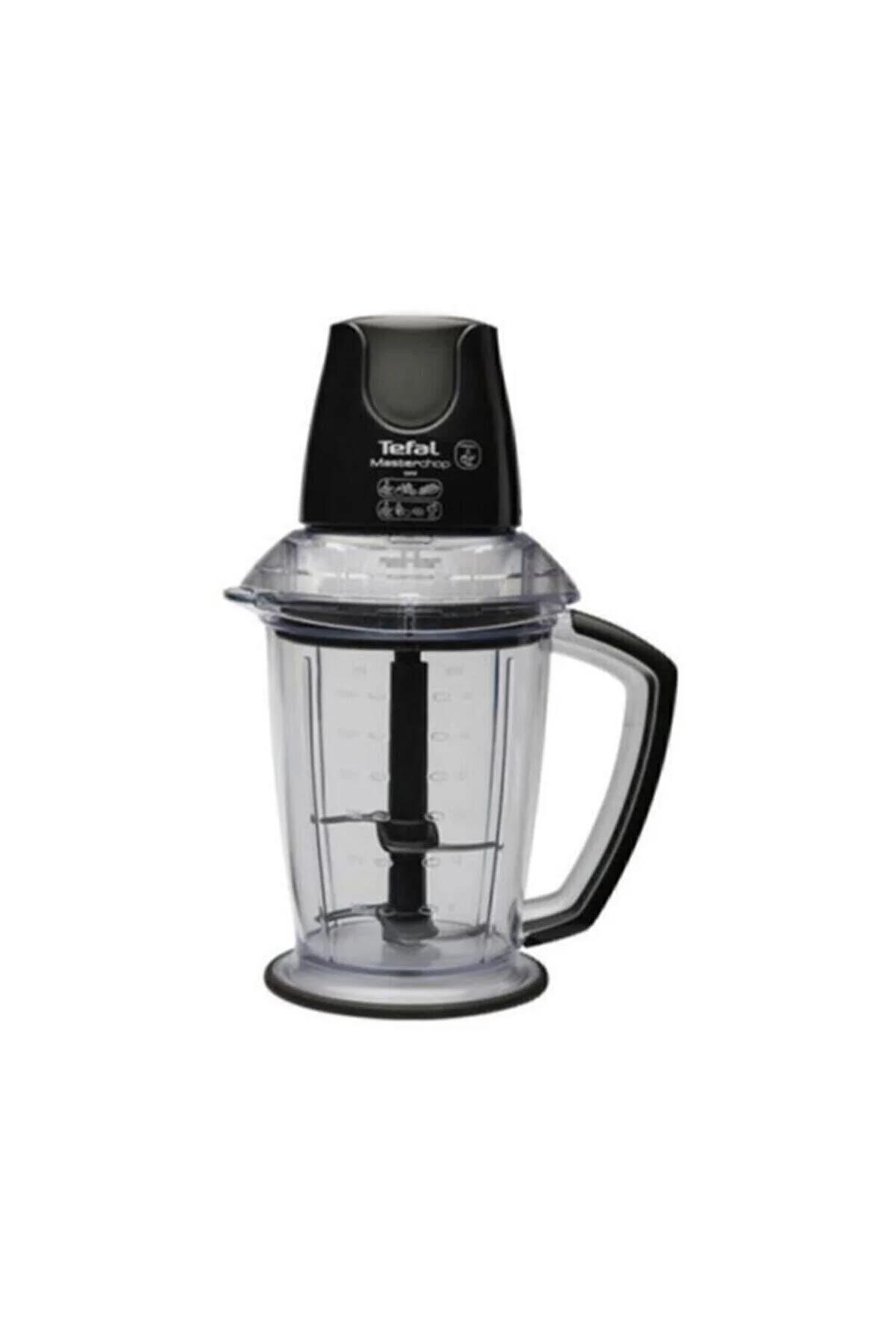 Tefal MasterChop Powelix Maxi 4 Bıçaklı Siyah Rondo ve Doğrayıcı 
