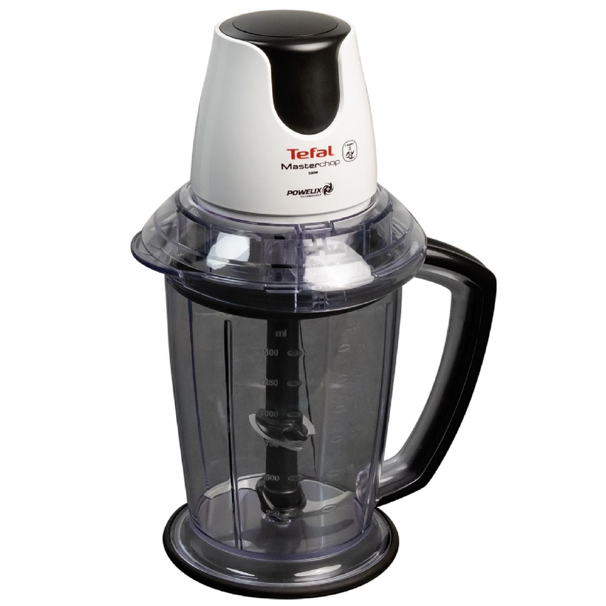 Tefal MasterChop Powelix Maxi 4 Bıçaklı Beyaz Rondo ve Doğrayıcı 