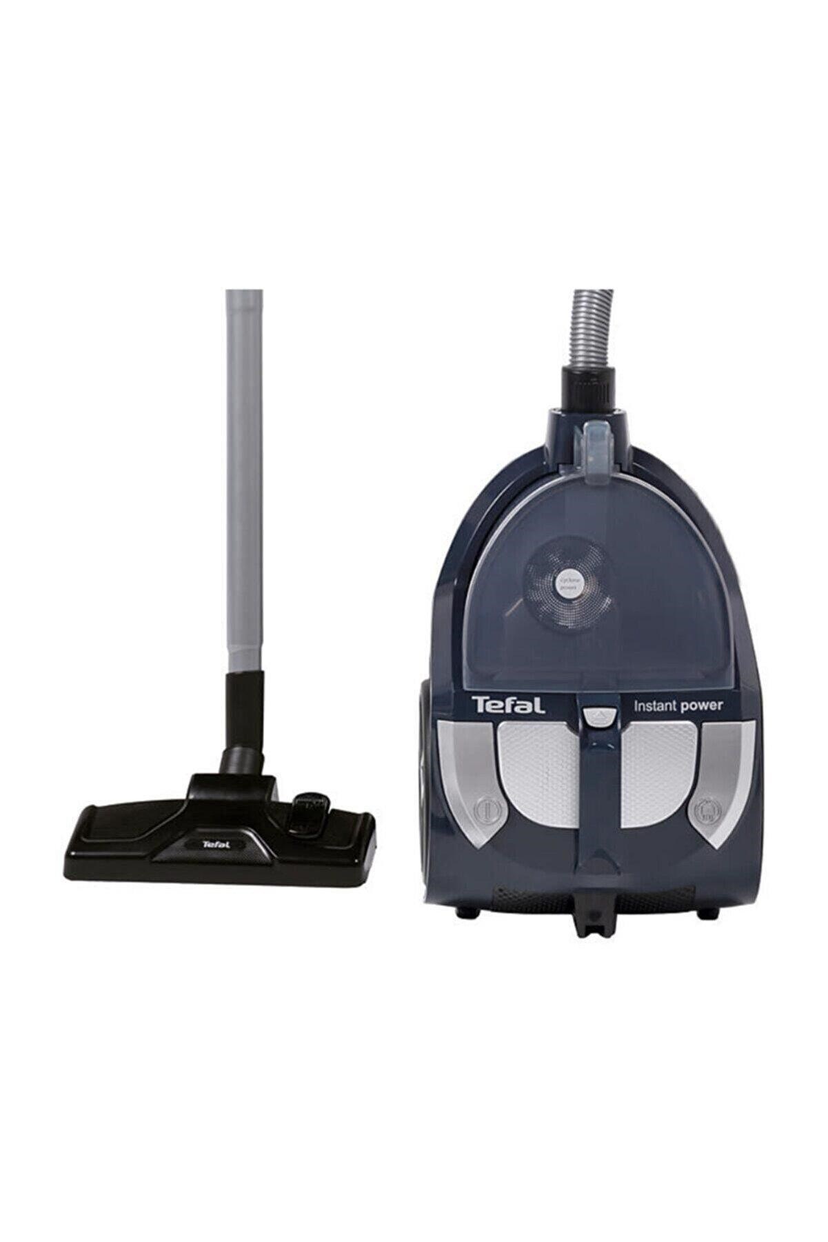 TEFAL UW3821 INSTANT POWER TOZ TORBASIZ ELEKTRİKLİ SÜPÜRGE - KOYU MAVİ 
