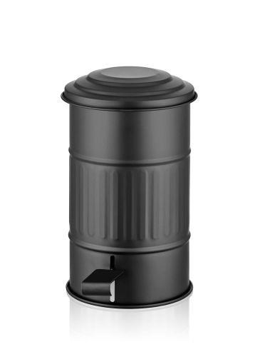 The Mia Çöp Kovası Banyo 5 Lt - Siyah GLV0294 