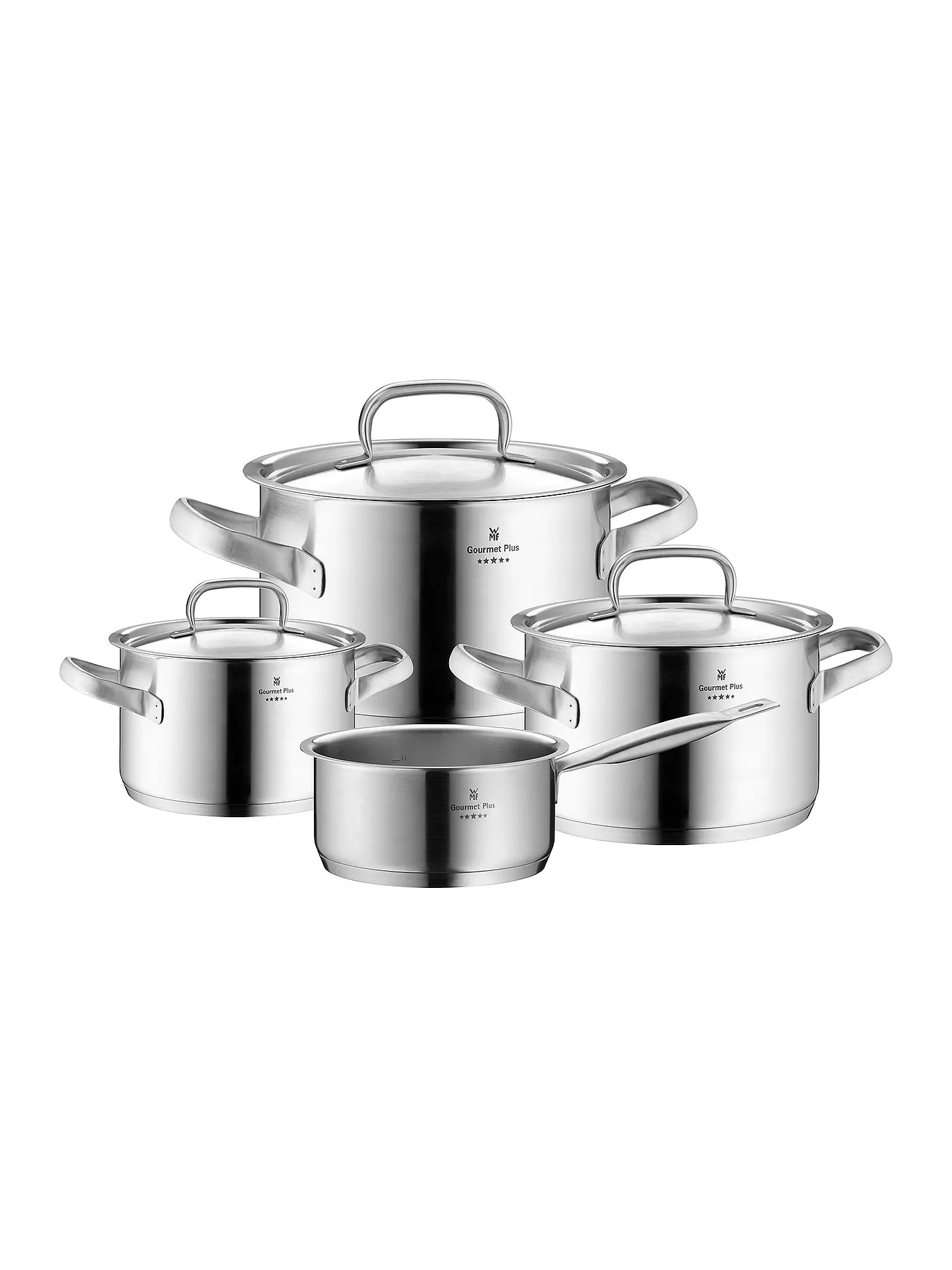 WMF Gourmet Plus Çelik Tencere Seti 4 Parça 8910000046 