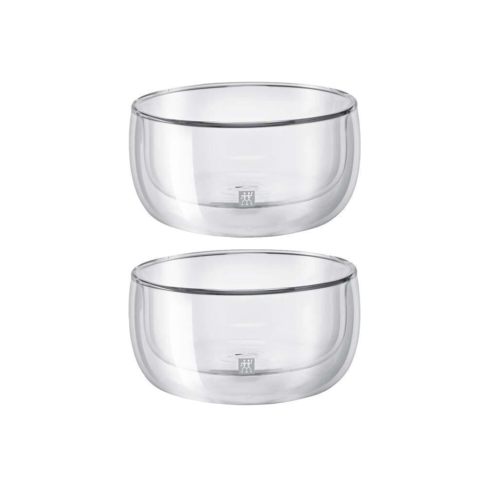 Zwilling 395000790 Çift Camlı 2'li Tatlı Kasesi 