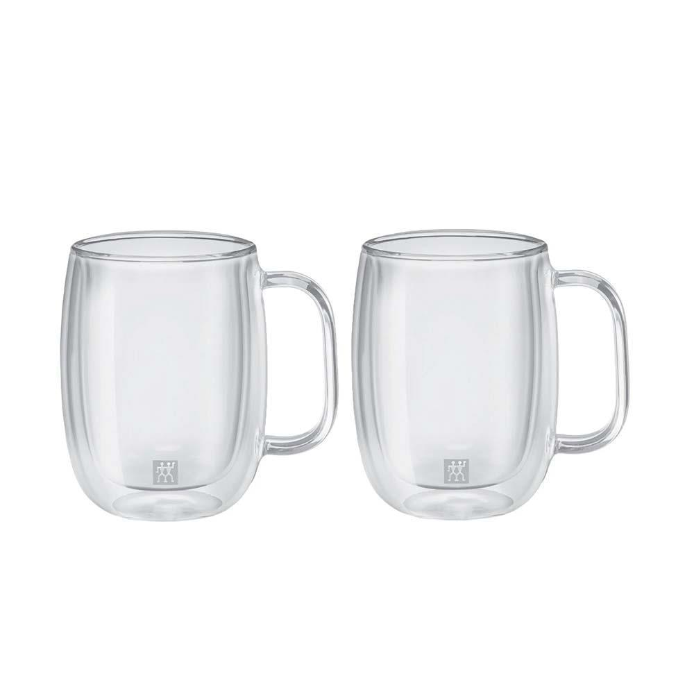 Zwilling 395001120 Çift Camlı 2'li Kulplu Kahve Bardağı 355 Ml 