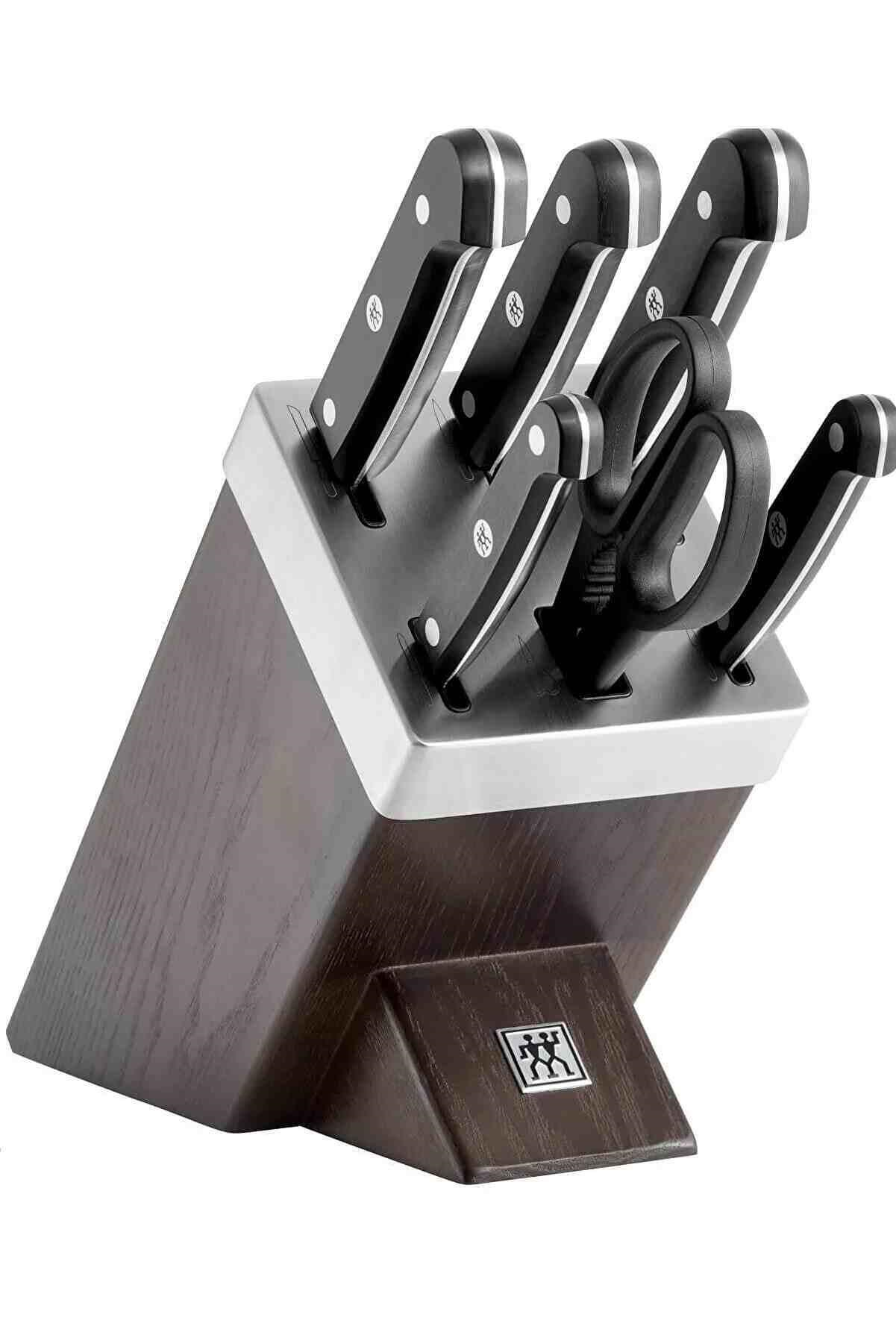 Zwilling Gourmet Kendinden Bilemeli Bıçak Bloklu 7 Parça Bıçak Seti 36133-000-0 