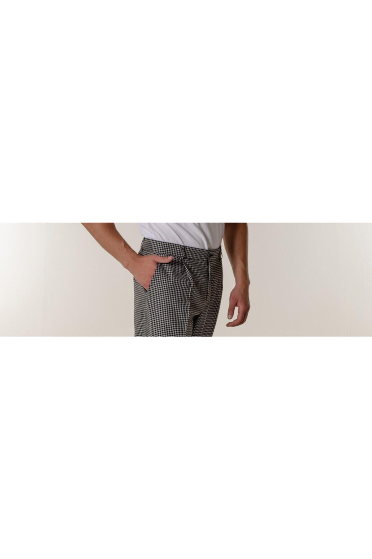 Büyük Piyedepul Aşçı ve Mutfak Ütü Dikişli Erkek Şef Pantolon