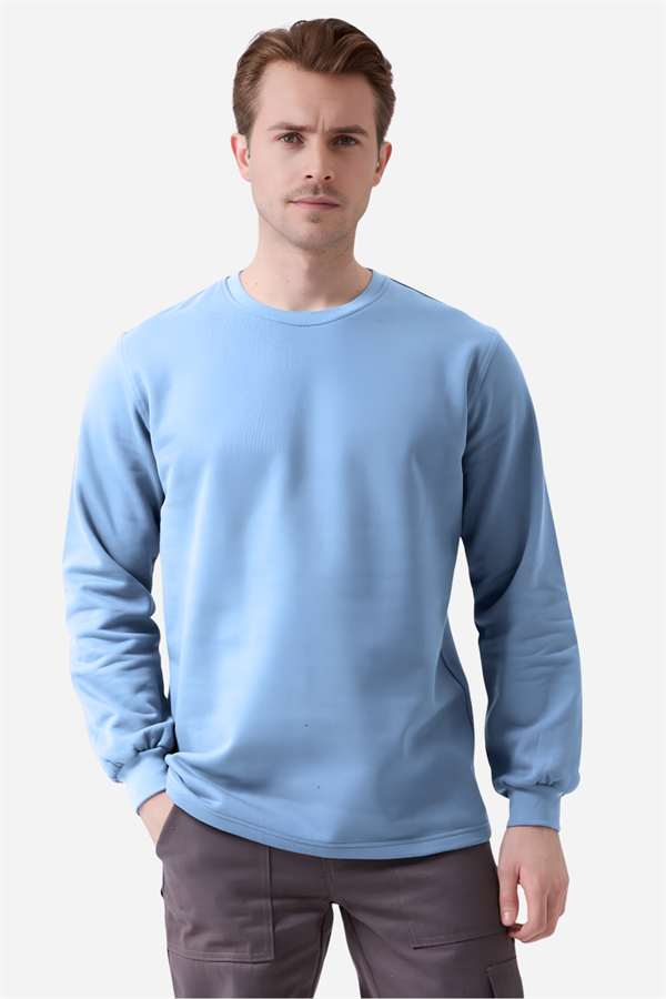 Mert Giyim İş ElbiseleriAçık Mavi Pamuklu Ve Uzun Kollu Kışlık Unisex O/Bisiklet Yaka SweatshirtO Yaka SweatshirtAçık Mavi Pamuklu Ve Uzun Kollu Kışlık Unisex O/Bisiklet Yaka Sweatshirt | Mert Giyim İş Elbiseleri