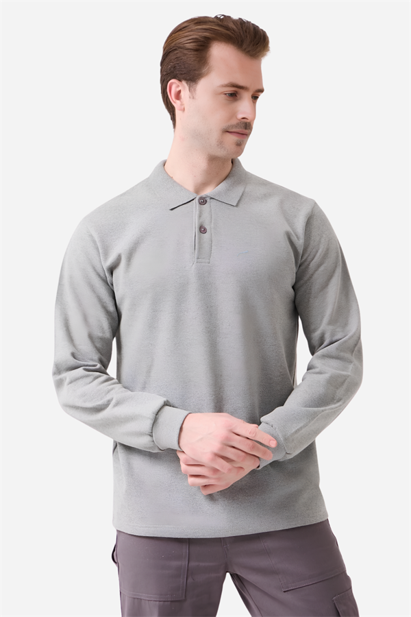 Mert Giyim İş ElbiseleriGri Pamuklu Ve Uzun Kollu Kışlık Unisex Polo Yaka SweatshirtPolo Yaka SweatshirtGri Pamuklu Ve Uzun Kollu Kışlık Unisex Polo Yaka Sweatshirt | Mert Giyim İş Elbiseleri