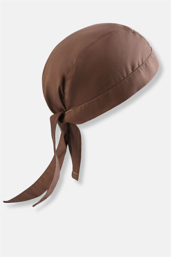 Kahverengi Aşçı ve Mutfak Şef Bandana
