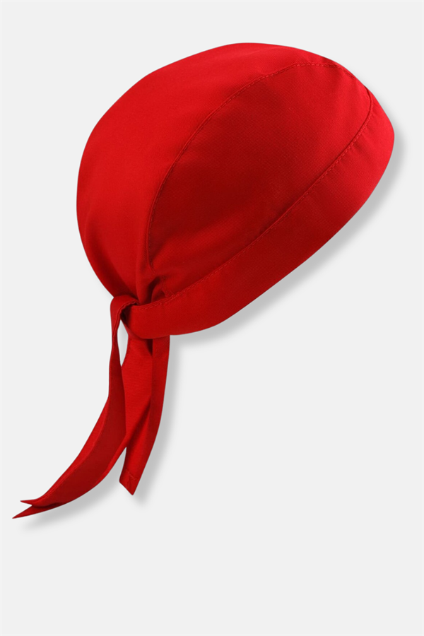 Kırmızı Aşçı ve Mutfak Şef Bandana