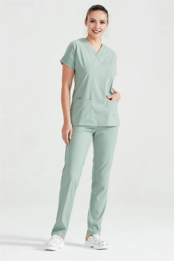 Mert Giyim İş ElbiseleriKüf Yeşili Likralı Medikal Doktor Hemşire Unisex Scrubs Yaka Forma TakımLikralı Scrubs Yaka TakımKüf Yeşili Likralı Medikal Doktor Hemşire Unisex Scrubs Yaka Forma Takım | Mert Giyim İş Elbiseleri
