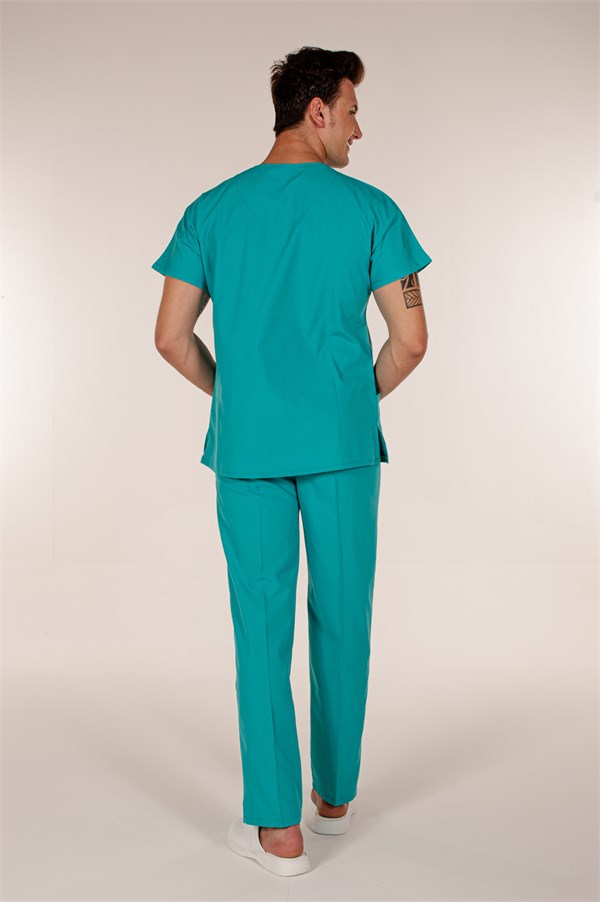 Su Yeşili Medikal Doktor Hemşire Scrubs Pantolon