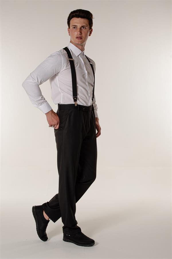 Beyaz Slim Fit Uzun Kollu Erkek Gömlek