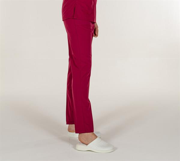 Bordo Terrycotton Medikal Doktor Hemşire Pantolon