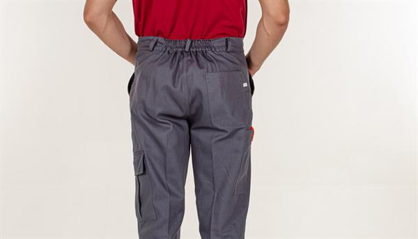 Gri Kargo Cepli Ve Pamuklu Erkek İş Pantolonu