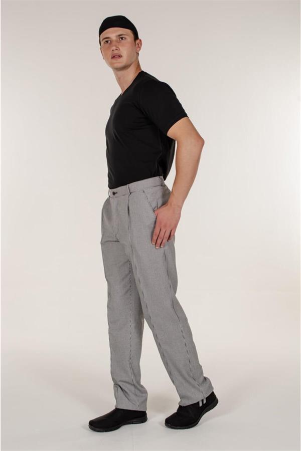Piyedepul Aşçı ve Mutfak Ütü Dikişli Erkek Şef Pantolon