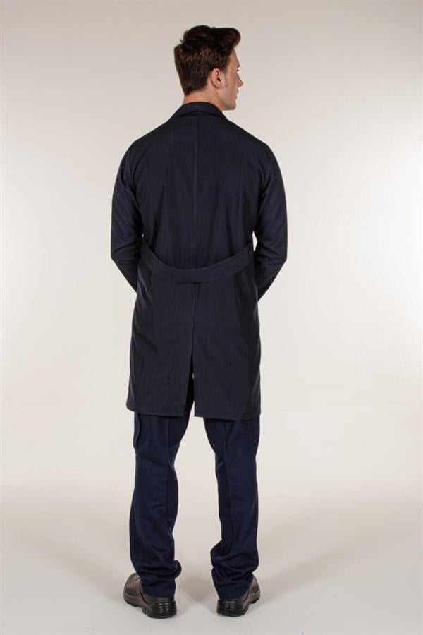 Lacivert Açık Yaka Erkek İş Önlük