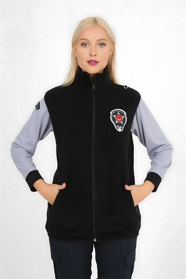 Özel Güvenlik Yeni Tip Unisex Polar Yelek