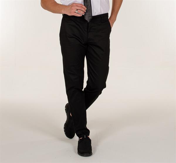 Siyah Likralı Erkek Pantolon