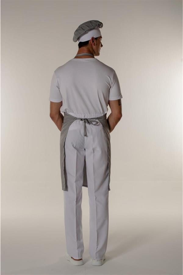 Siyah Piyedepul Garson Aşçı Ve Mutfak Klasik Askılı Önlük