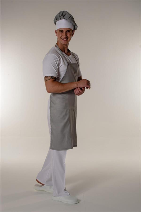 Siyah Piyedepul Garson Aşçı Ve Mutfak Klasik Askılı Önlük