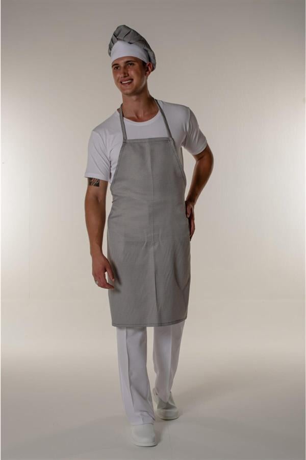 Siyah Piyedepul Garson Aşçı Ve Mutfak Klasik Askılı Önlük