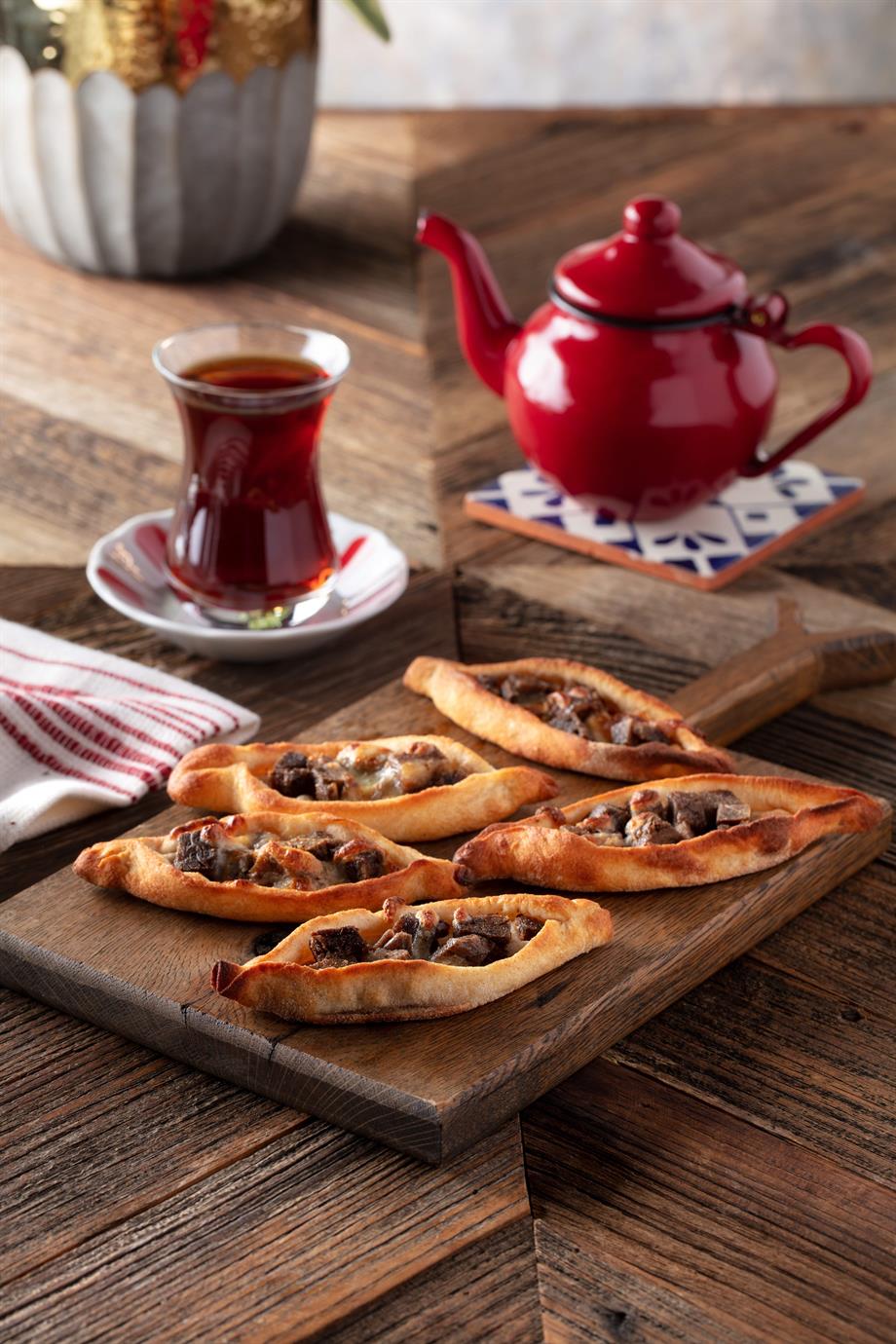 Fındık Mini Kavurmalı Pide (5 Adet)