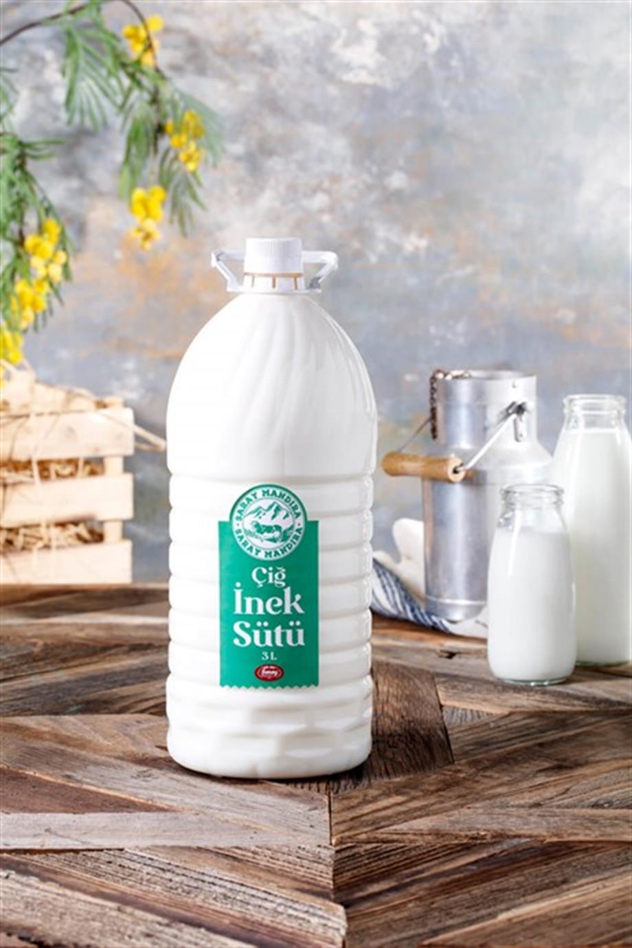 İnek Sütü (Çiğ) 3 Lt - (SADECE İSTANBUL) Gün İçinde Kaynatınız
