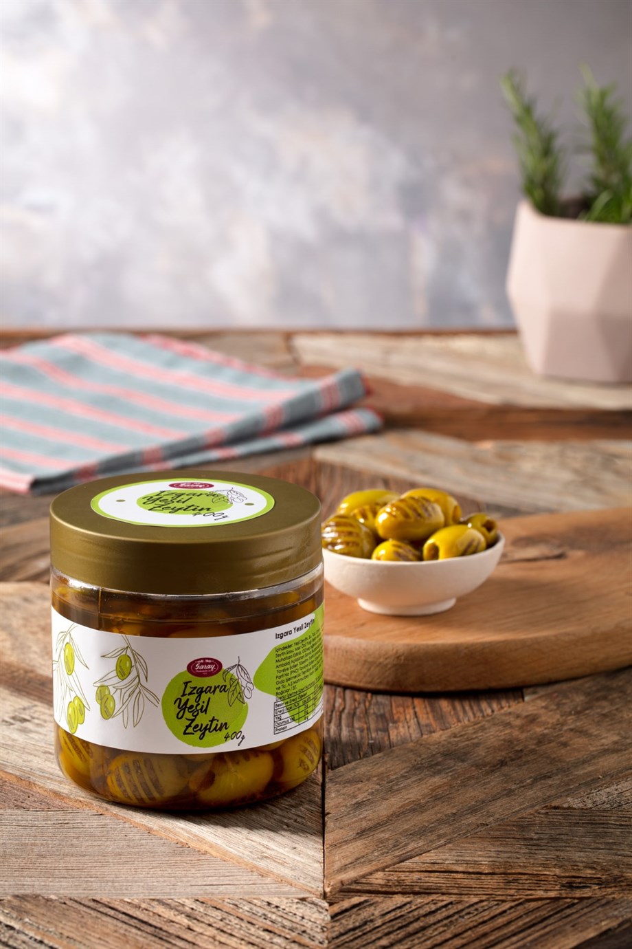 Izgara Yeşil Zeytin 400 gr