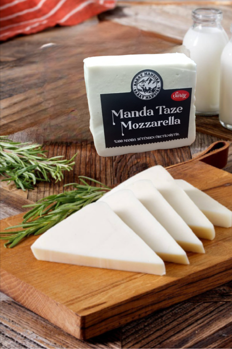Manda Taze Mozzarella 200 Gr %100 Manda Sütü