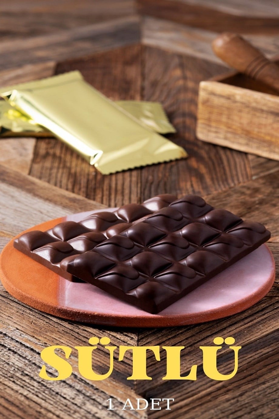 Şeker İlavesiz & glutensiz Çikolata Sütlü 60gr x 1 Adet