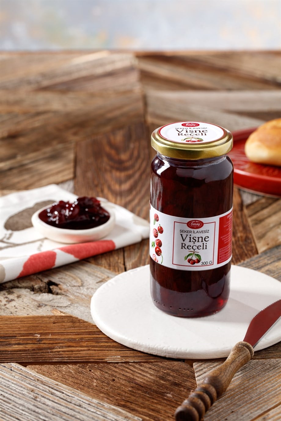 Şeker İlavesiz Vişne Reçeli 300 gr