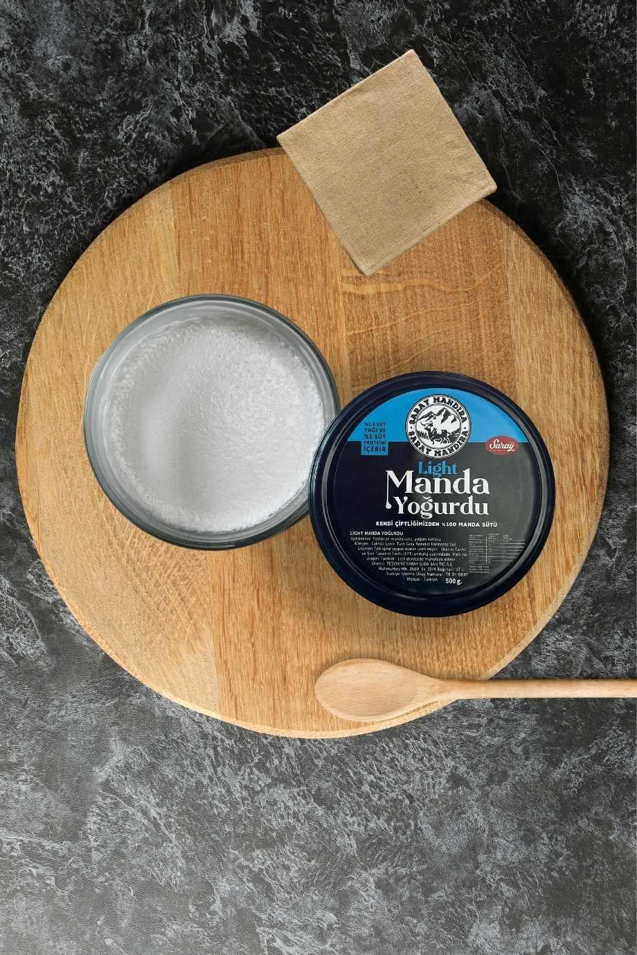 Yağı Azaltılmış Light Manda Yoğurt Türkiye'de İlk ve Tek 500 gr