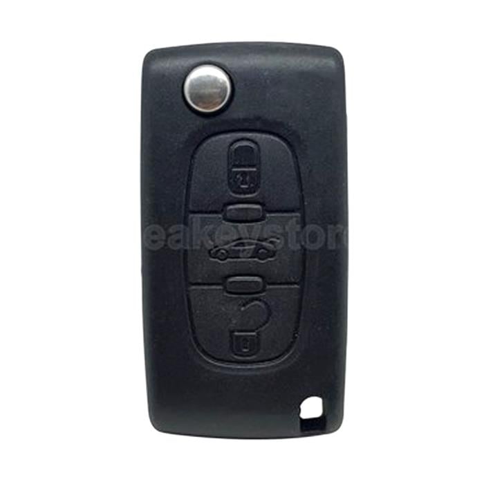 AftermarketCTRC112CITROEN PEUGEOT 3 BT FLIP REMOTE CASE HU83