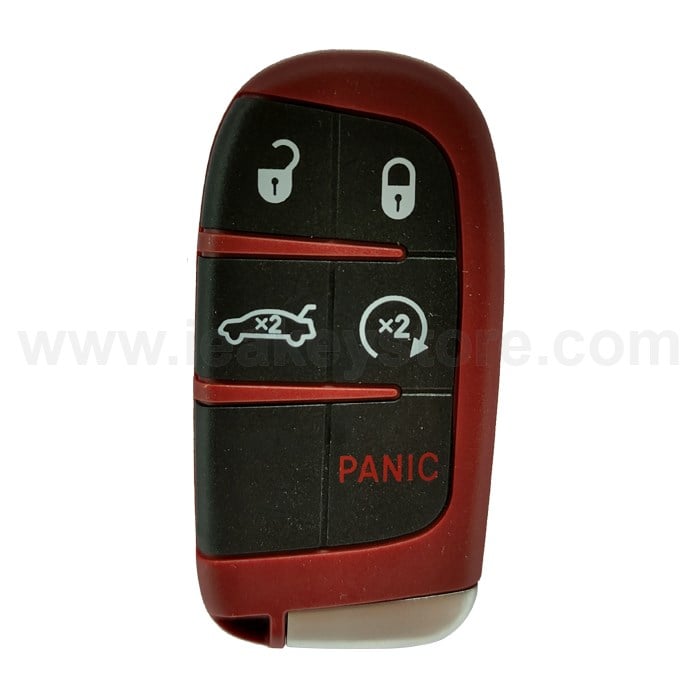 AftermarketFIRC121FIAT FREEMONT 4+1 BT SMART REMOTE SHELL RED
