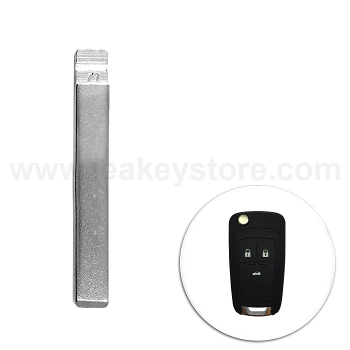 Key BladesCHKB101CHEVROLET KEY BLADE HU100 (FOR FLIP KEY)