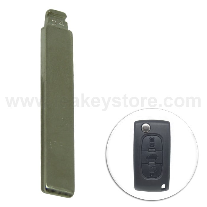 Key BladesCPKB107CITROEN PEUGEOT KEY BLADE - HU83