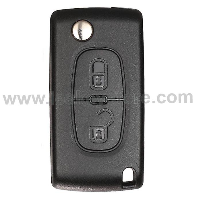 AftermarketCTRC103CITROEN PEUGEOT 2 BT FLIP REMOTE CASE  HU83