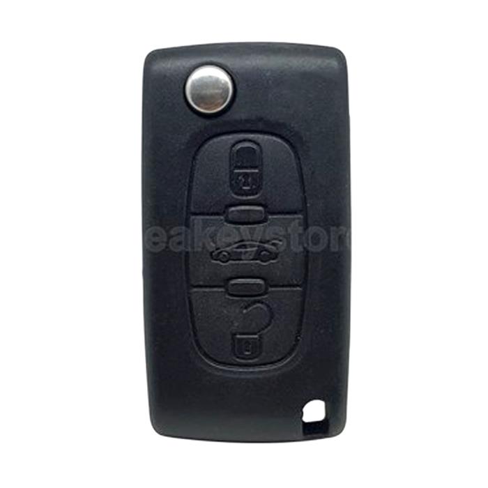 AftermarketCTRC112CITROEN PEUGEOT 3 BT FLIP REMOTE CASE HU83