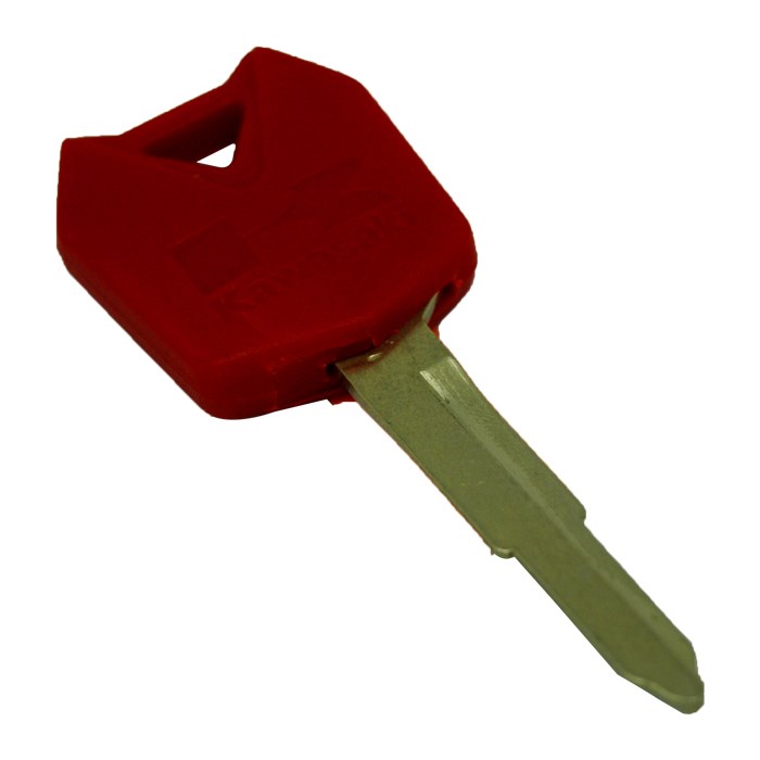 KAWASAKI TRANSPONDER KEY- RED COLOR