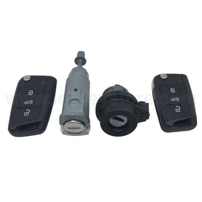 SKODA MQB GOLF 7 LOCK SET(WITHOUT REMOTE)