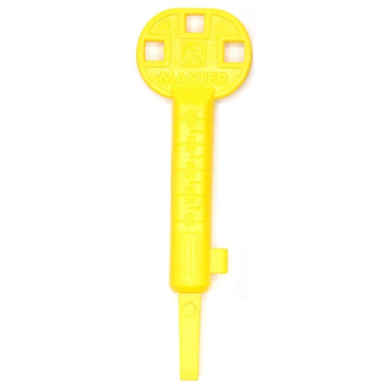 Locksmith ToolsBAB-17YPlastic Cylinder Cam Turning Key Yellow