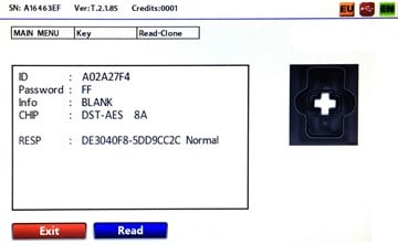 OEM4D128-AESTEXAS 4D-AES 128 BIT BLANK TRANSPONDER
