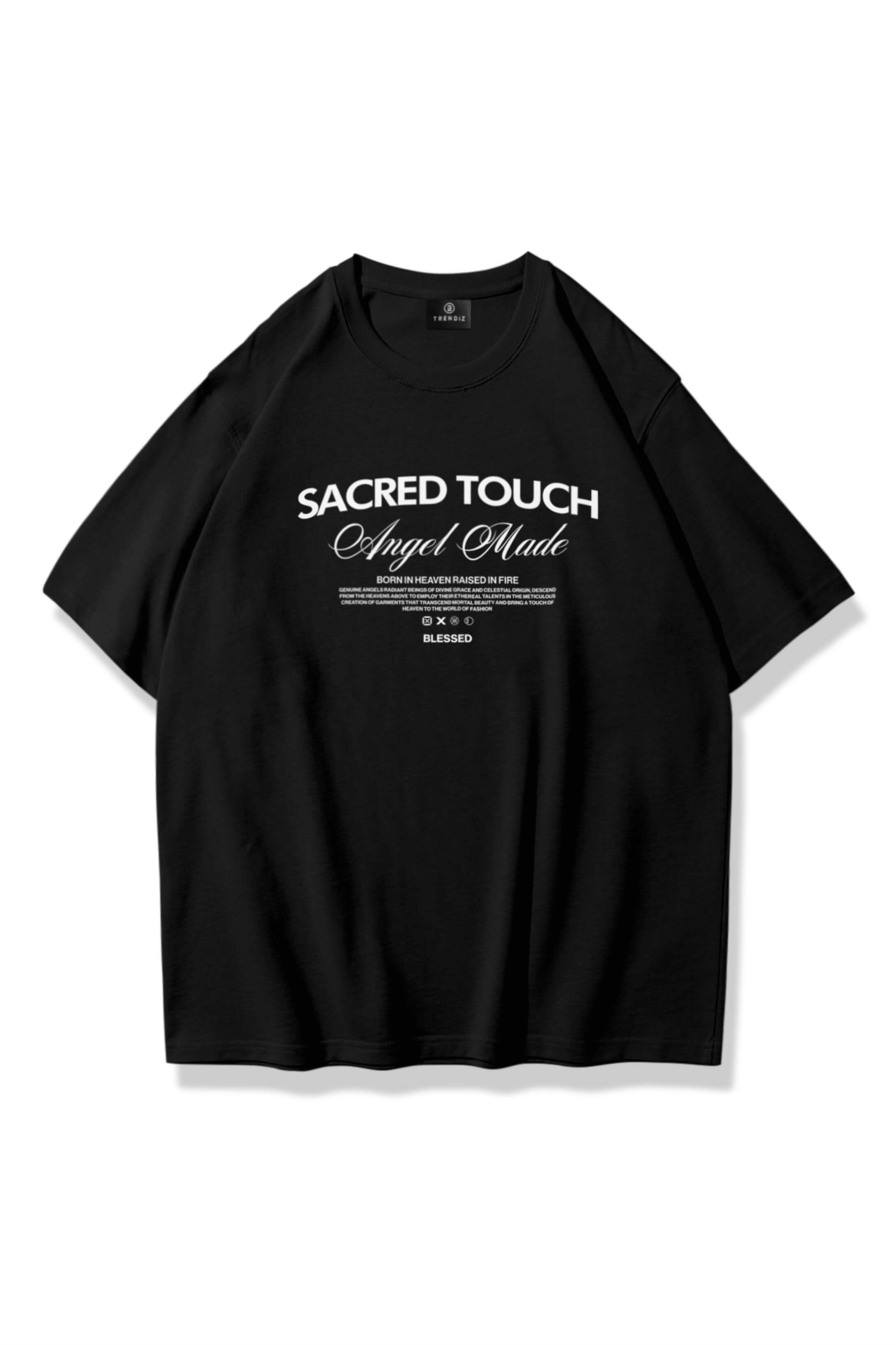 Unisex Sacred Touch Tshirt Siyah