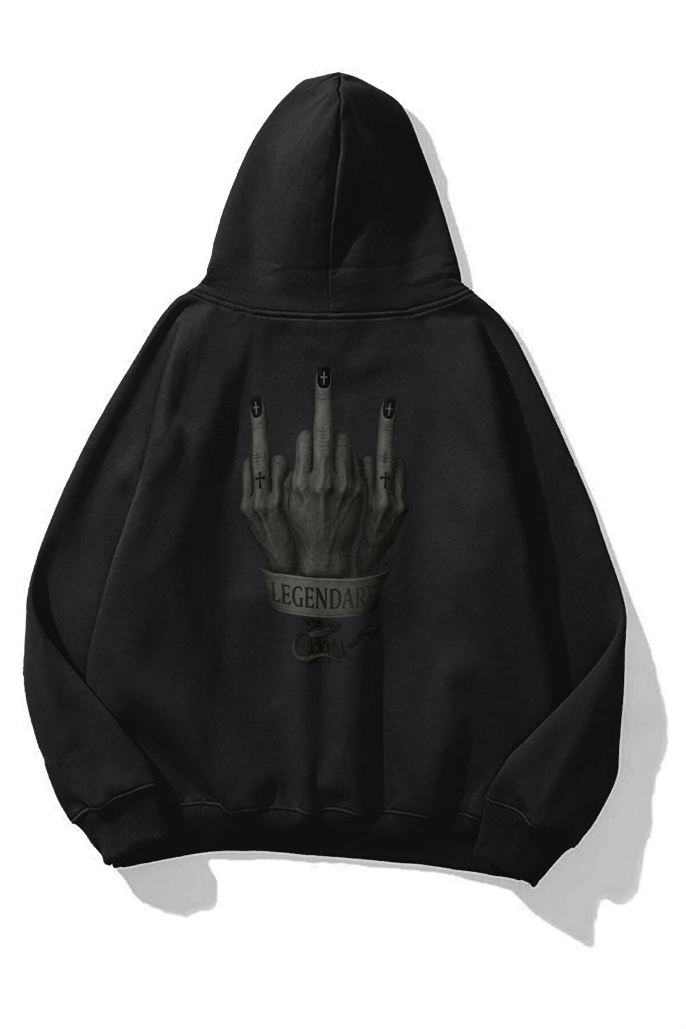 Unisex Legendary Sweatshirt Siyah